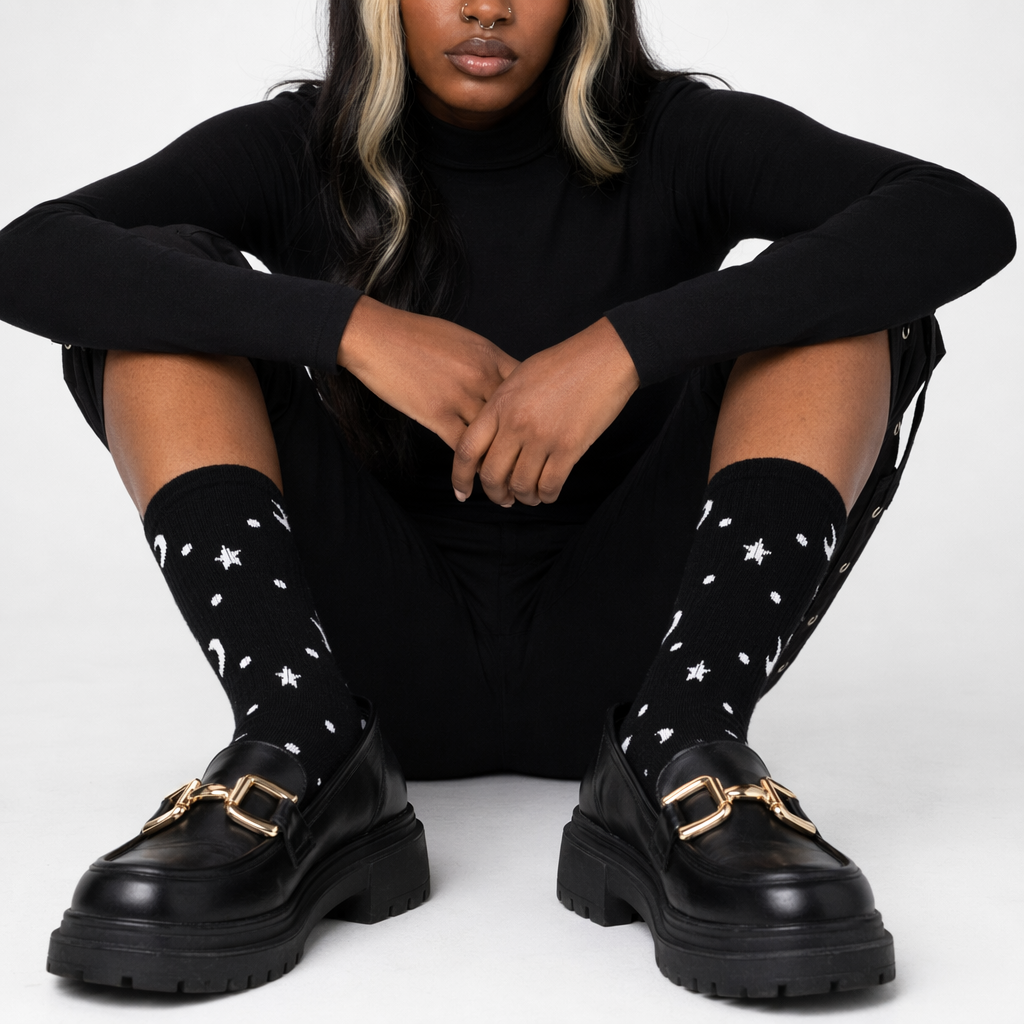 Superstar Black Socks Default