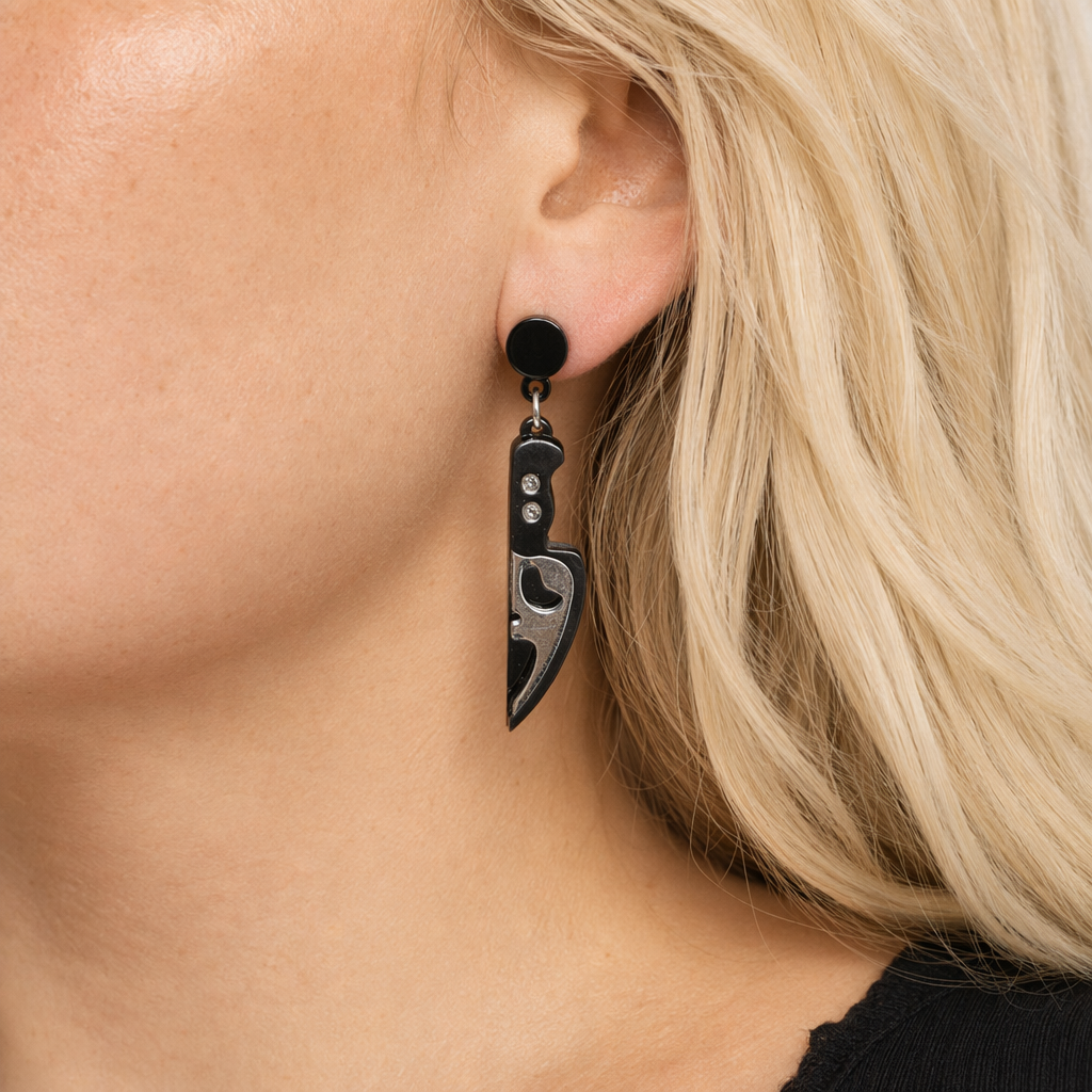 Ghost Face Earrings Default Title