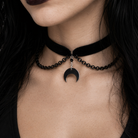 Black Velvet Moon Choker Default Title