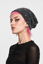 Skull Beanie Dark Grey