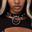 Black Spike Choker with Illusion Default Title