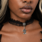 Lace Rose Choker - The End. Default Title