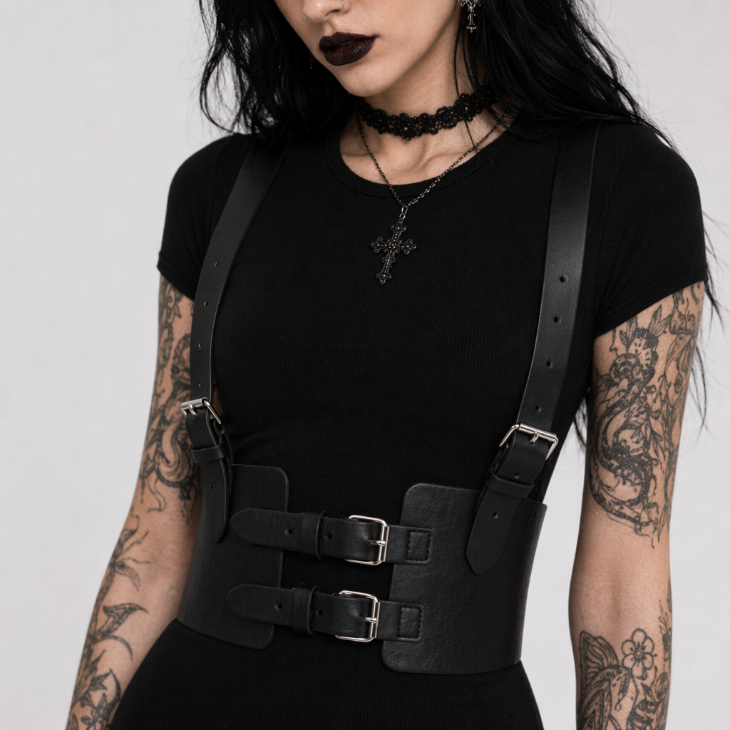 Body Harness Belt - PU Leather Default