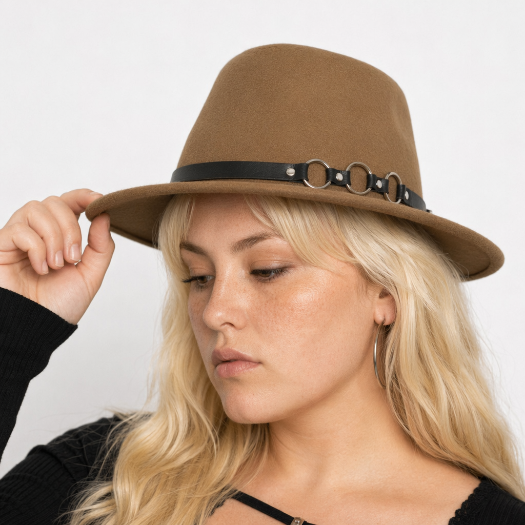 Triple O O-Ring Fedora Khaki