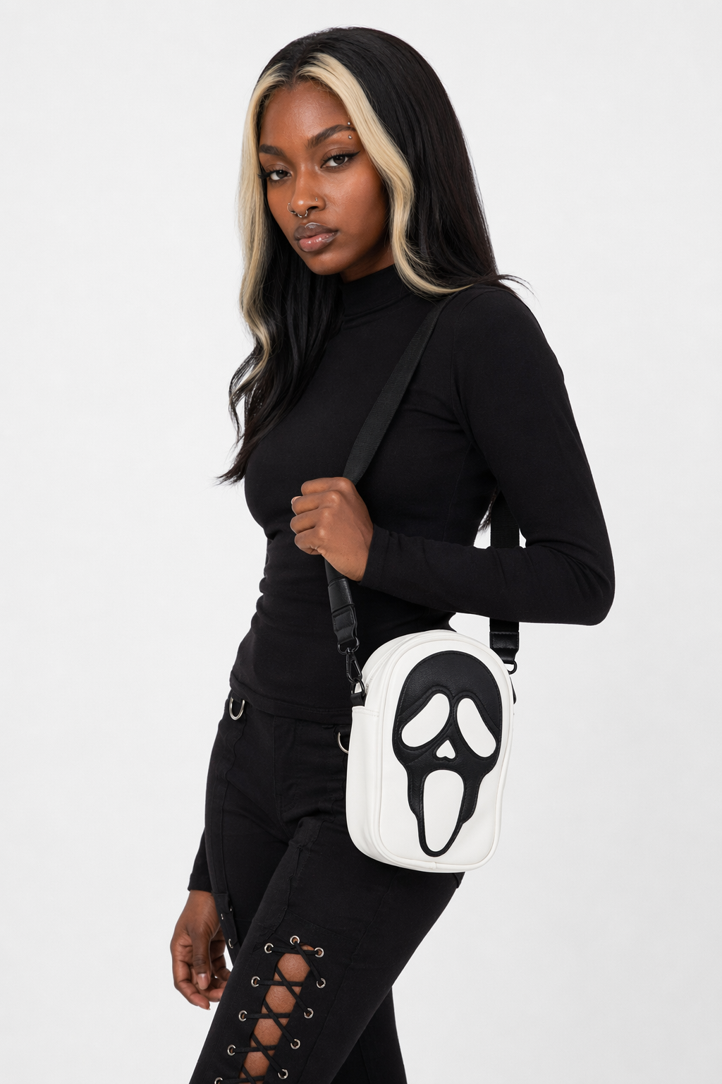 Ghost Face Bag White
