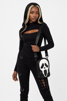Ghost Face Bag Black
