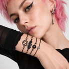 Black Bracelet Set Default Title