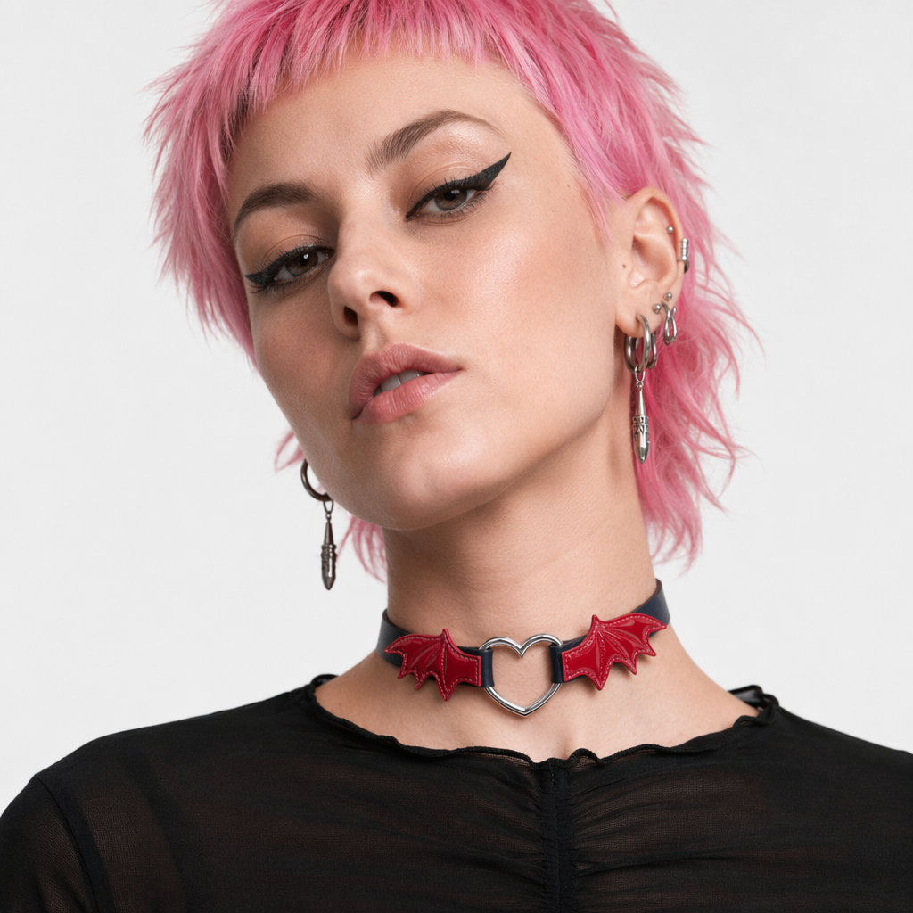 Anime Harajuku Leather Chokers (Multicolor) E