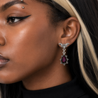 Zircon Bat Night Earrings. Default Title