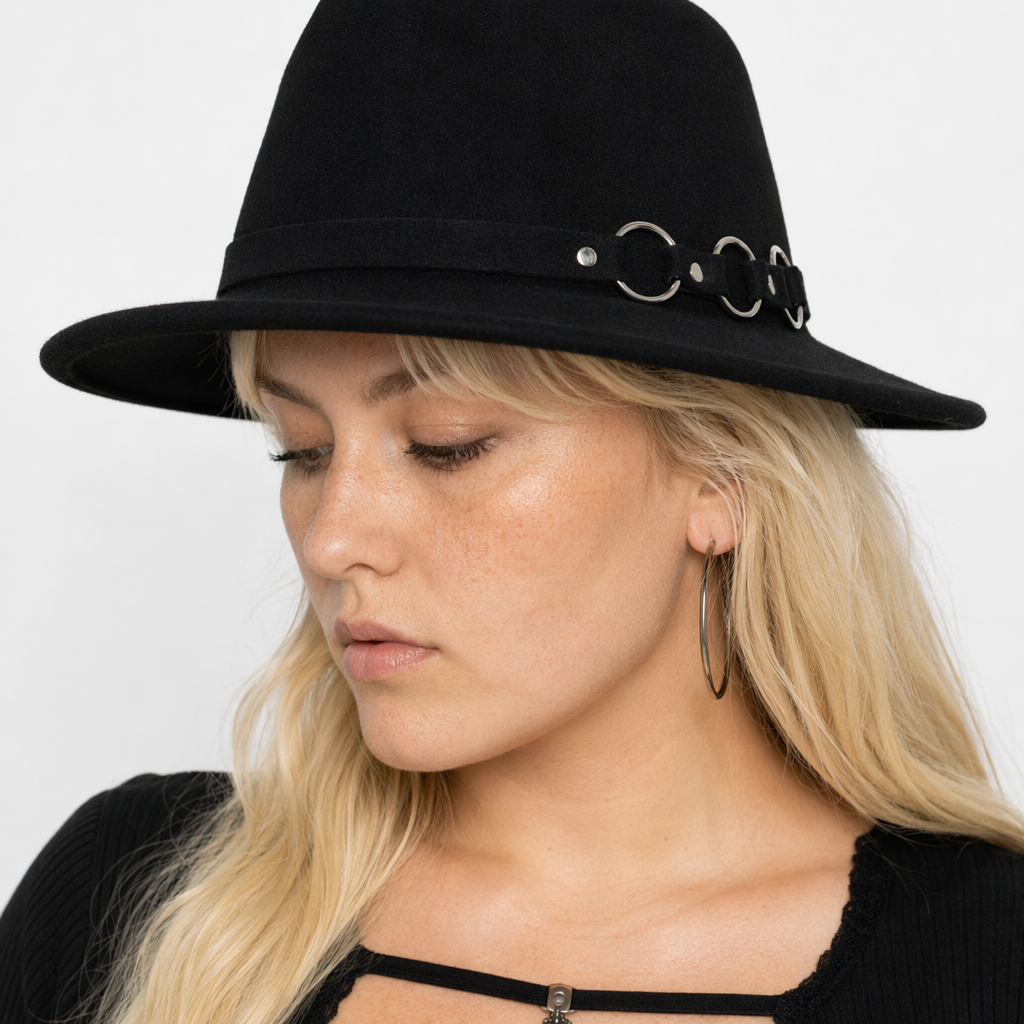 Triple O O-Ring Fedora Black