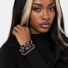 Metallic Leather Bracelets 10