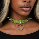 Furious Heart Choker in Black green