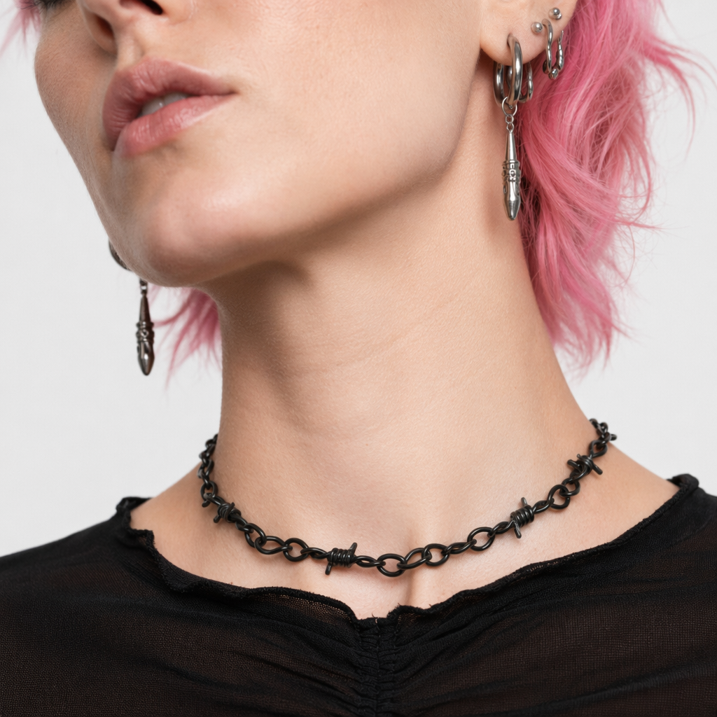 Black Chained Choker Default Title