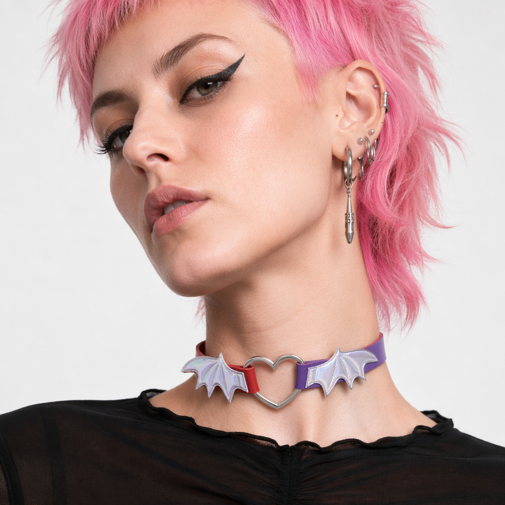 Anime Harajuku Leather Chokers (Multicolor) N