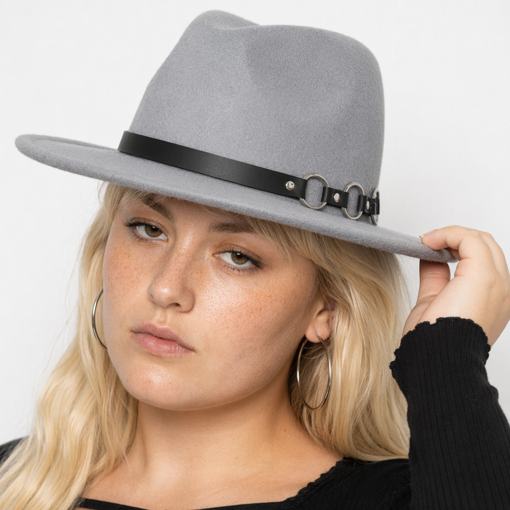 Triple O O-Ring Fedora Gray