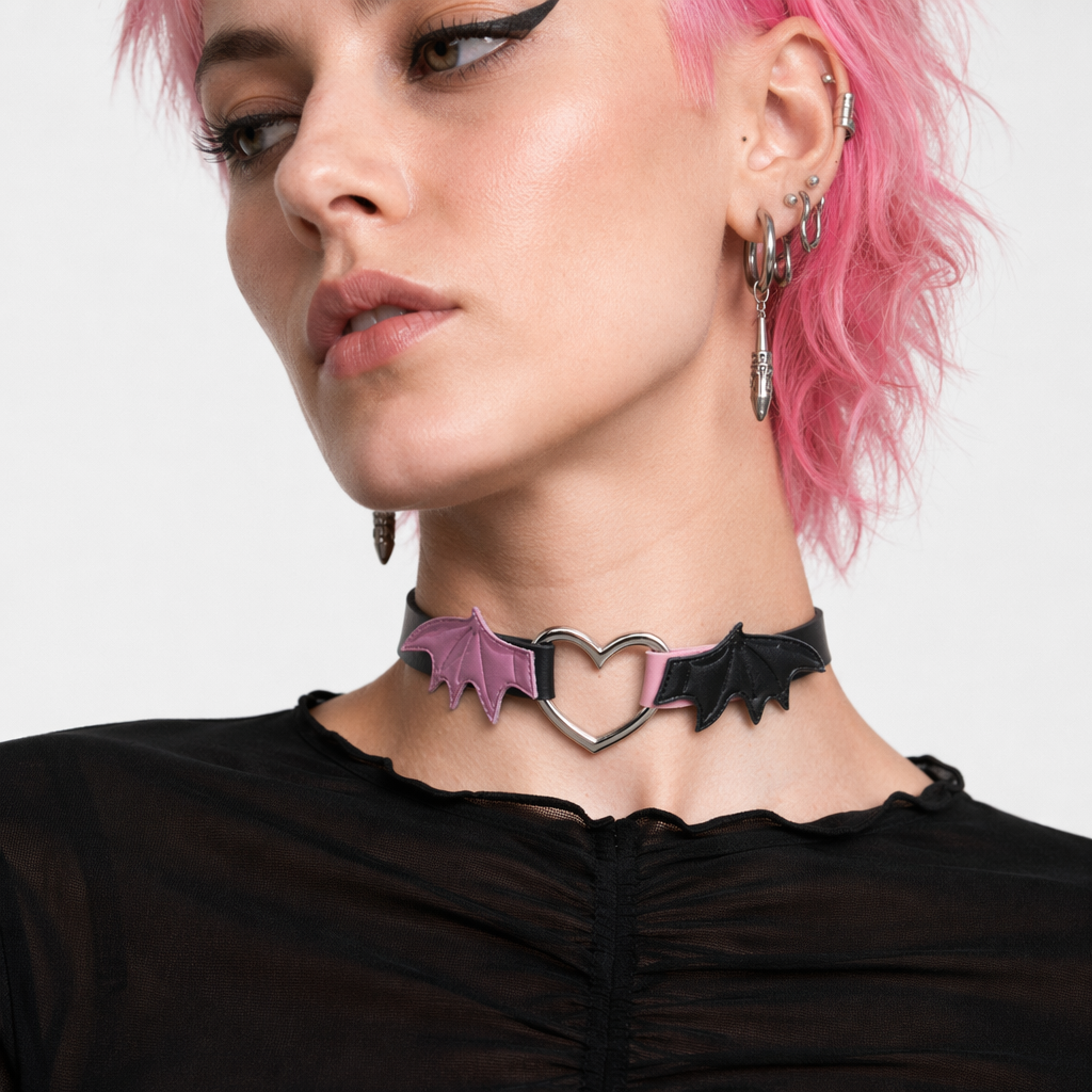 Anime Harajuku Leather Chokers (Multicolor) D