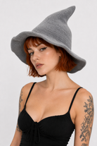 Multiple Color Witch Hat gray