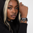 Metallic Leather Bracelets 3