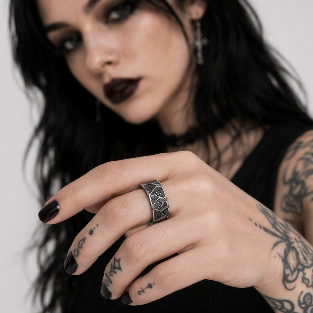 Nordic Viking Retro Steel Ring 11