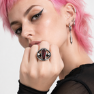 Red Skull Undertaker Ring 7