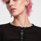 Stone Cross Necklace Default Title