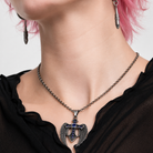 Cross Stone Pendant Black