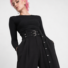 Black Grunge Baggy Pants black