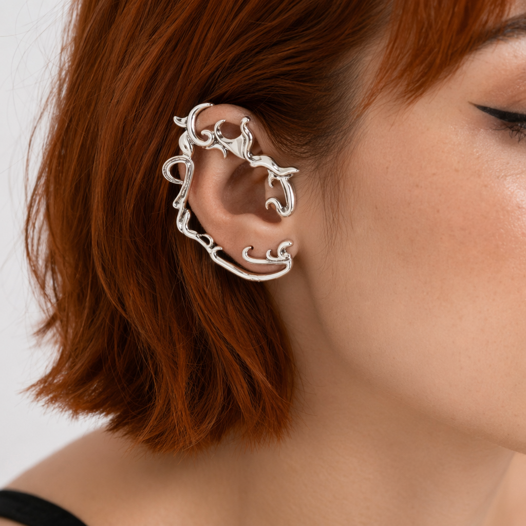 Elf Earrings in Dark Theme Style 11