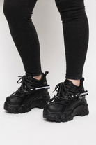 Night Risk' Black Grunge Shoes Black Style 1