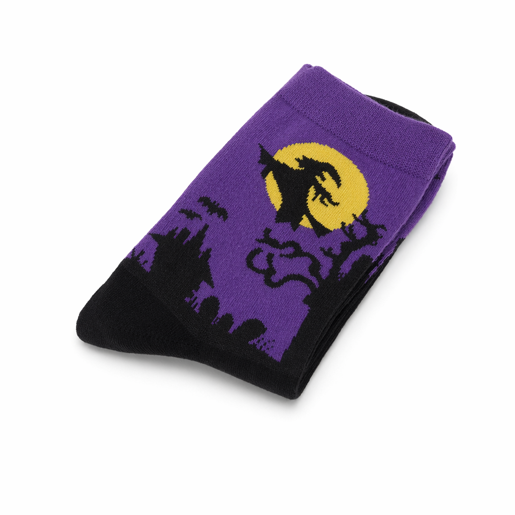 Halloween Socks: Spooktacular Style! Purple