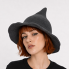 Multiple Color Witch Hat dark gray