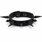 Spike Leather Bracelet - Gothic Default