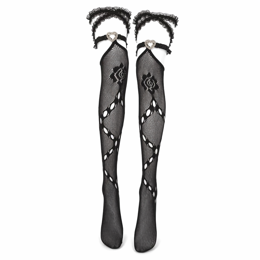 Heartprint Tights Default Title