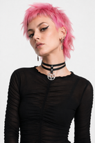 Gothic Pentagram Choker Default Title