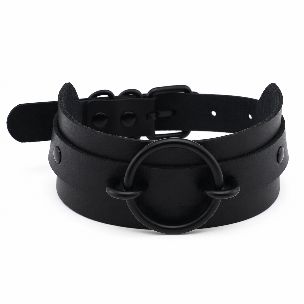 Black Choker Ring Black
