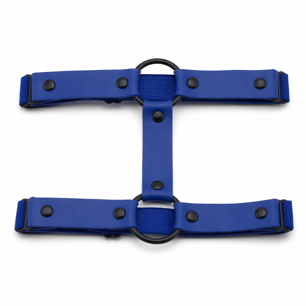 Black 'O' ring garter (1)
"O-Ring Black Garter (1)" Blue