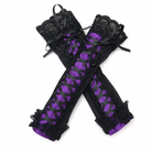 Gothic Arm Sleeves Purple