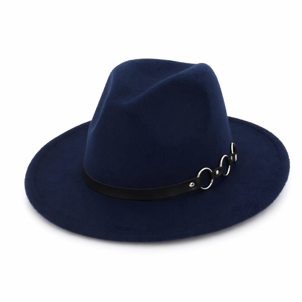 Triple O O-Ring Fedora navy blue