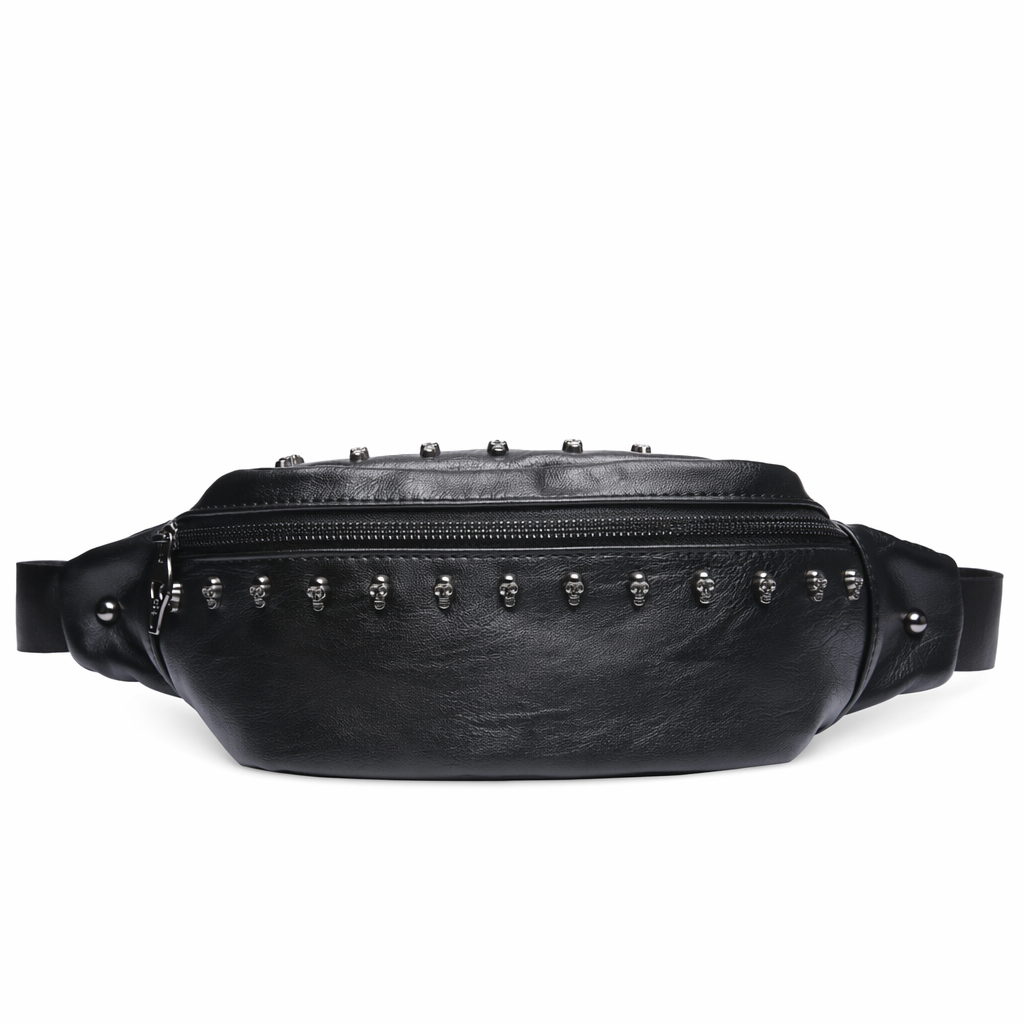 Skull Goth Fanny Pack - Phone Pouch Default Title