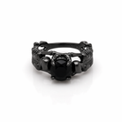 Gunmetal Black Stone Ring 9
