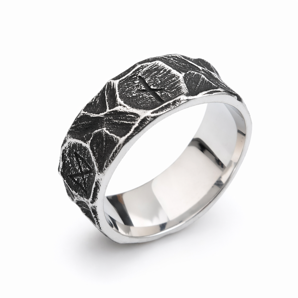Nordic Viking Retro Steel Ring 13
