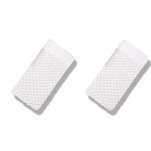 Sheer Fishnet Stockings 2 pairs of white