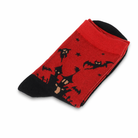 Halloween Socks: Spooktacular Style! Red