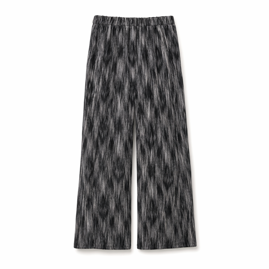 Tie Dye Baggy Trousers black