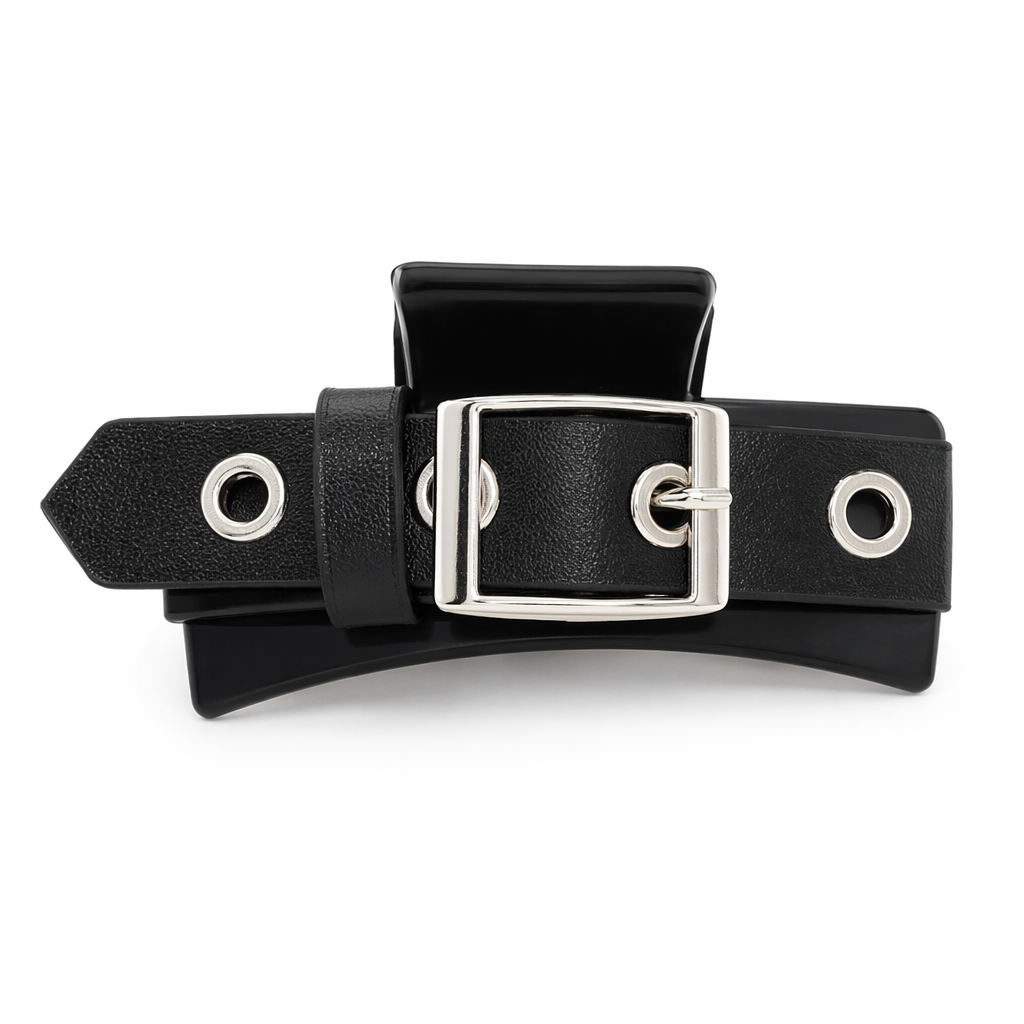 Black Hair Clip with Alternative Buckle 2