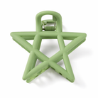 Star Resin Hair Clips green