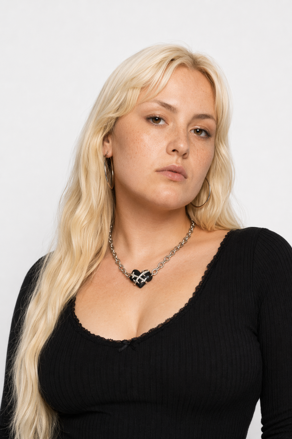 Back in Black' Pendant Necklace. Default Title