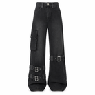 Devilish Baggy Buckle Bottoms Black