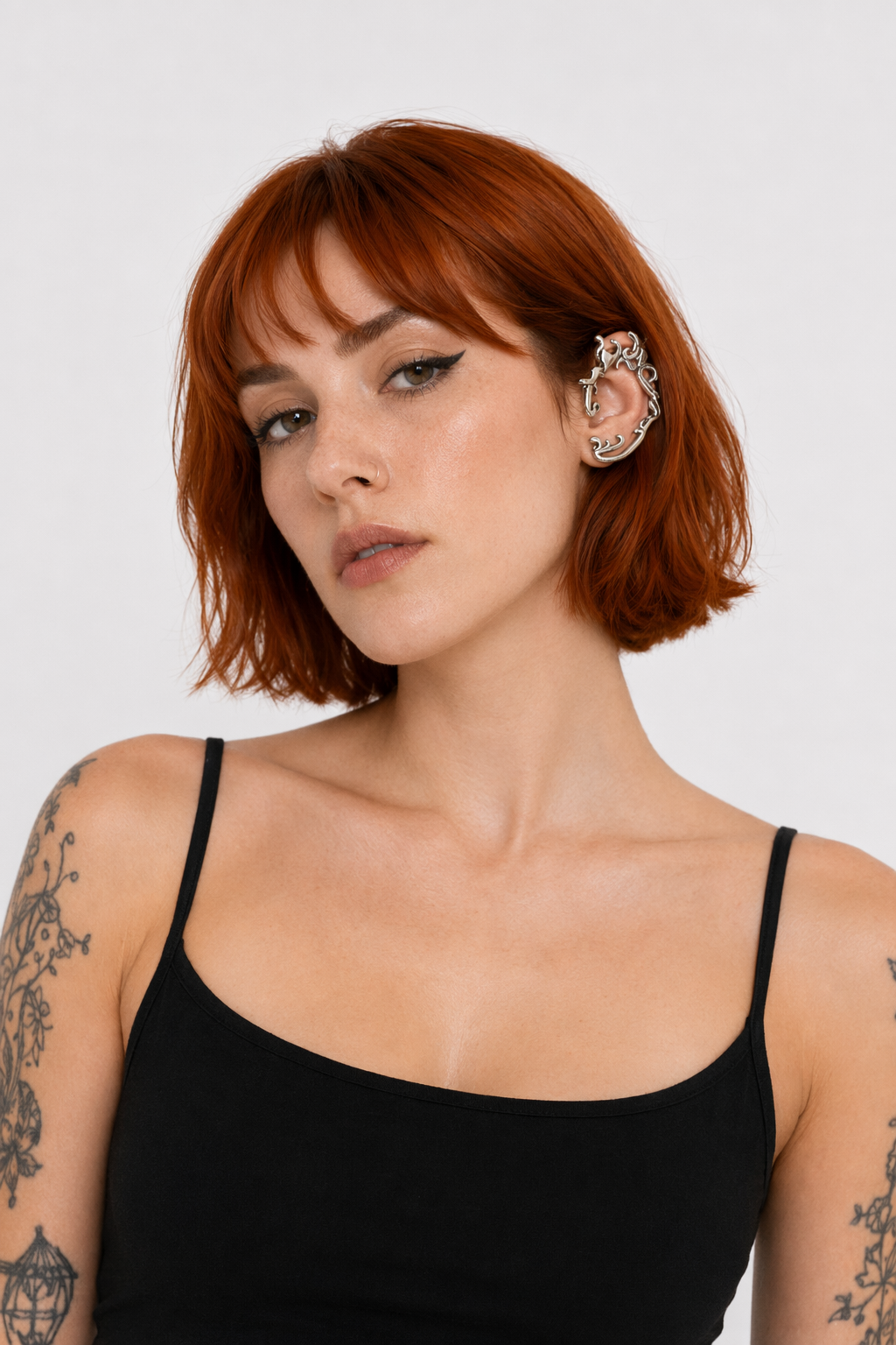 Elf Earrings in Dark Theme Style 11