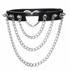 Spike Heart Thigh Chain Garter Default Title